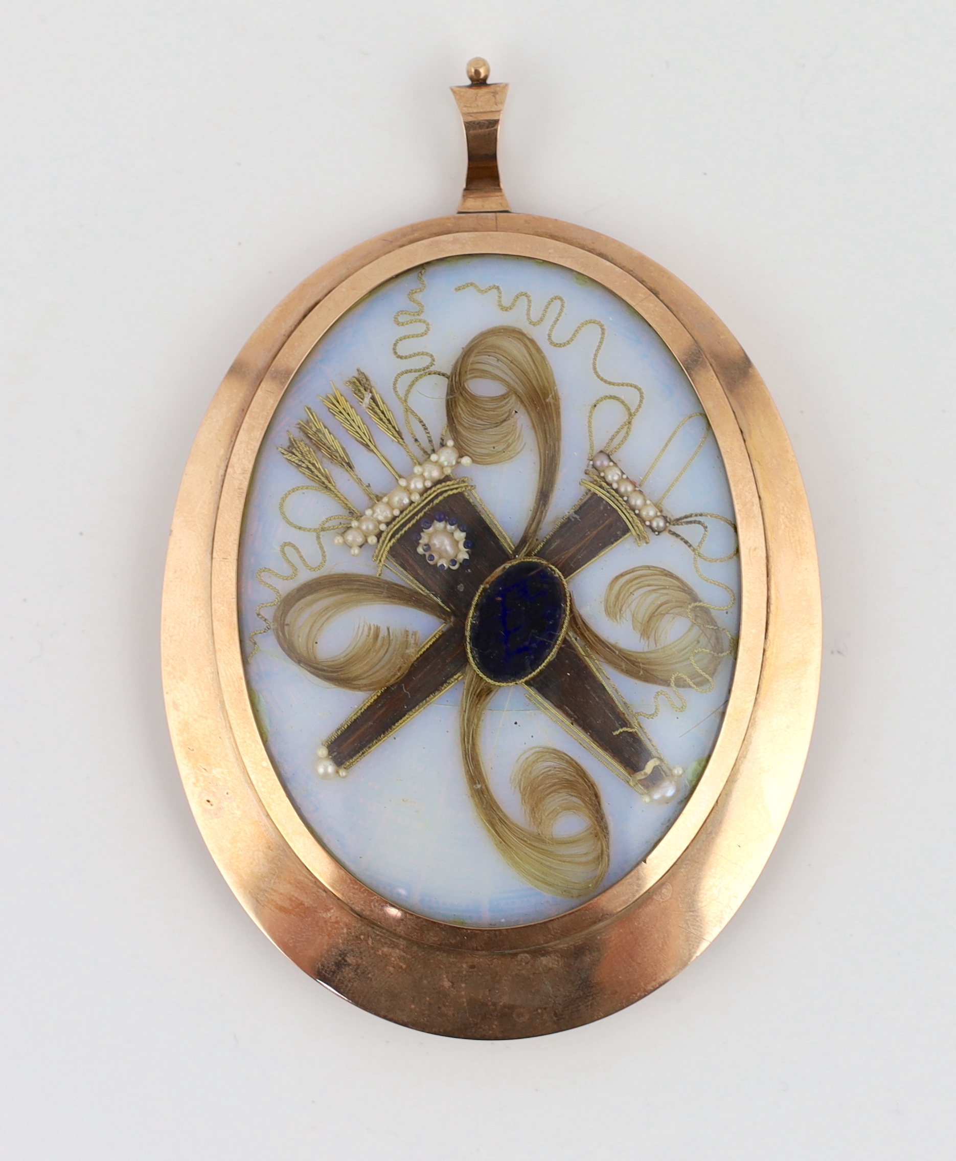 Attributed to William Wood (English, 1769-1810), Portrait miniature of a gentleman, watercolour on ivory, 7.1 x 5.6cm. CITES Submission reference WDQ3333E